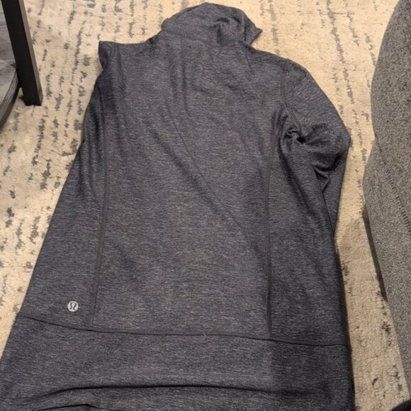 Lululemon In Stride Jacket Heathered Coal / Black - Picture 10 of 11